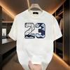 23 Prints Loose Crewneck Unisex Couple Daily Streetwear Graphic Tee