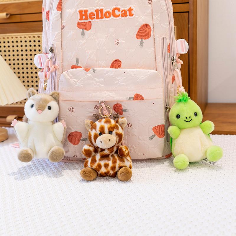 Dog Scented Plush Keychain With Pp Cotton Filling For Car Decor And Gift For Friends