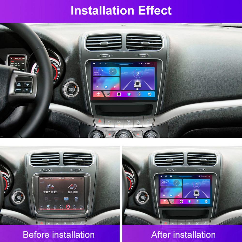 For FIAT Freemont 2011-2016, DODGE Journey 2011+ Navigation GPS Android Car Radio  Multimedia Player Stereo wifi+4G Carplay auto video