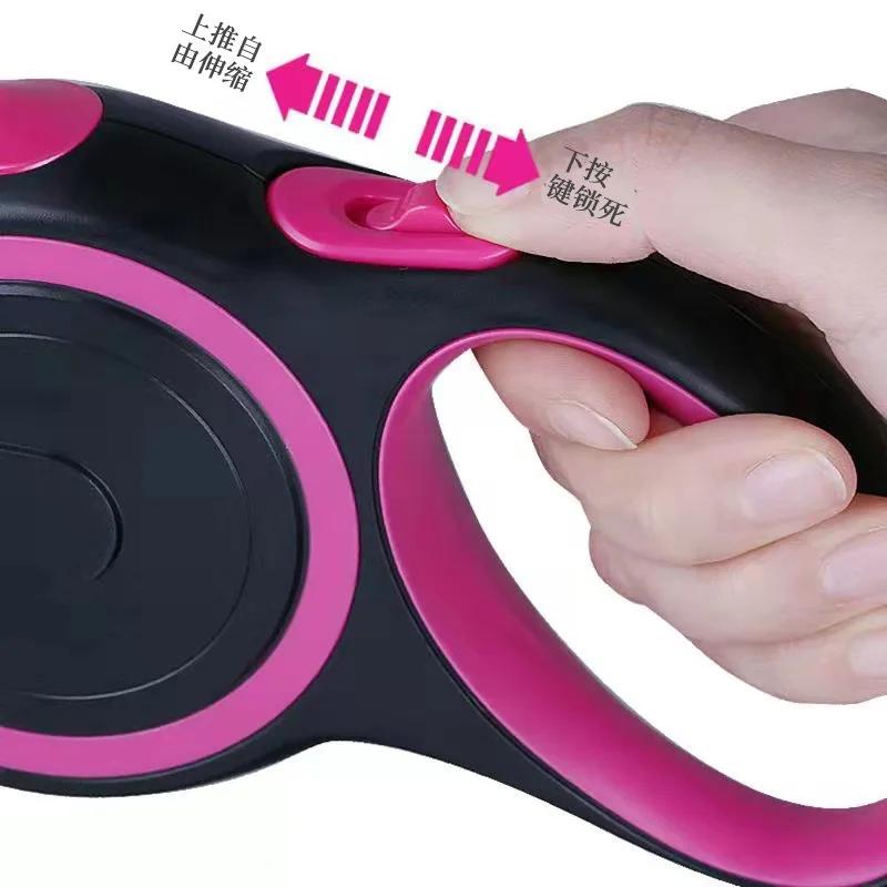 5m 20kg 8m 50kg Dog Leash Retractable Roulette Collar for Small Big Dog Accessories Adjustable Durable Walking Hiking Rope