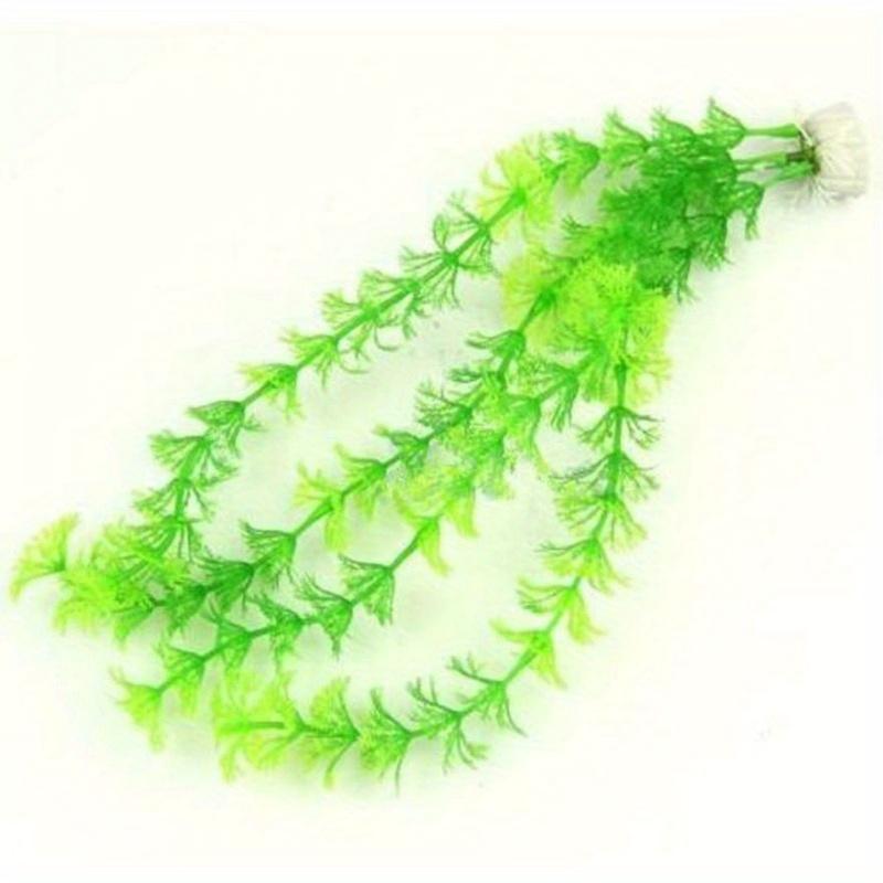 3pcs Artificial Aquarium Plants Decoration Fish Tank Water Plant Grass Ornament Plastic Underwater Aquatic Water Weeds Viewing Decor
