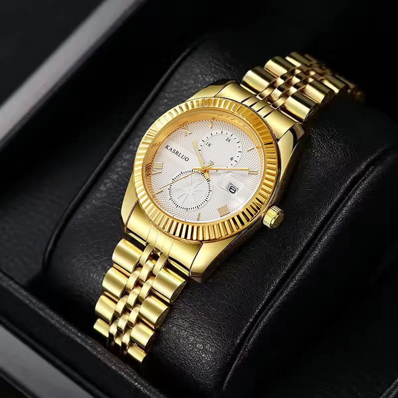 Casaro Lady Quartz Watch Steel Belt Waterproof Calendar Alloy Boutique Domestic Quartz Watch