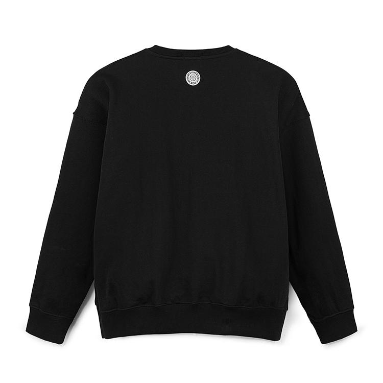 Timberland New Spring Collection Simple Brand Logo Loose Knit Crewneck Sweatshirt Men sweatshirt Black A6C4C001