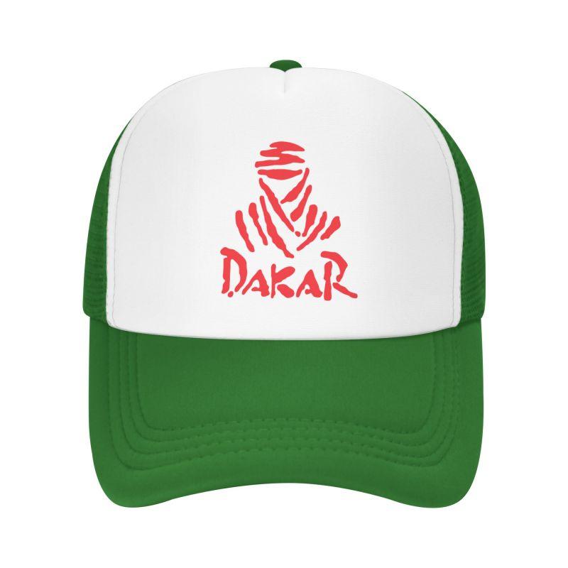 Dakar Rally Print Mesh Baseball Cap Unisex Adjustable Snapback Caps Summer Breathable Sun Visor Hat Trucker Hats