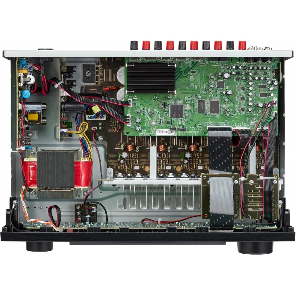 Receptor de Sonido Envolvente AV Denon 8K Ultra HD 5.2 Canales Compatible con HDR10+ EARC Negro AVR