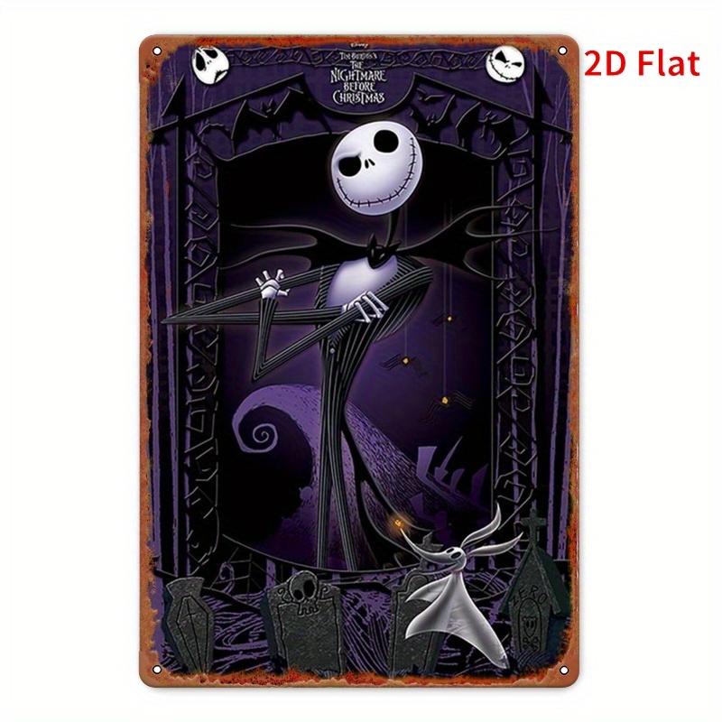 8x12 tum Järnväggdekoration, Klassisk Stil, Mångsidig Rumsinredning för Hemmet, Halloween FantasiÄventyrstema, Idealisk för Stu