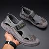 Sandali da uomo con fondo morbido estivo traspirante di grandi dimensioni abbigliamento esterno scarpe da spiaggia scarpe da uomo casual scarpe con buco da uomo cavo