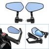 Ett par Motorcykel End Bar Backspegel Universal 7/8" Handtag
