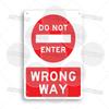 Private Property Waring Metal Sign No Trespassing Do Not Knock No Public Access Stop Boundary Line Private Restricted Road