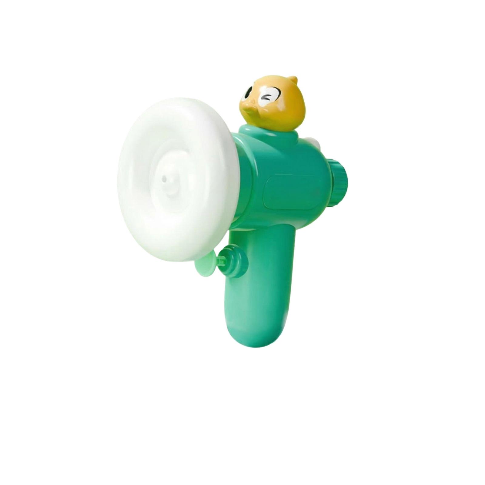 

Children s Animal-Shaped Water Gun Toy with Spinning Fan Mechanism for Outdoor Play and Summer Activities Suitable for Kids One Size зелёный