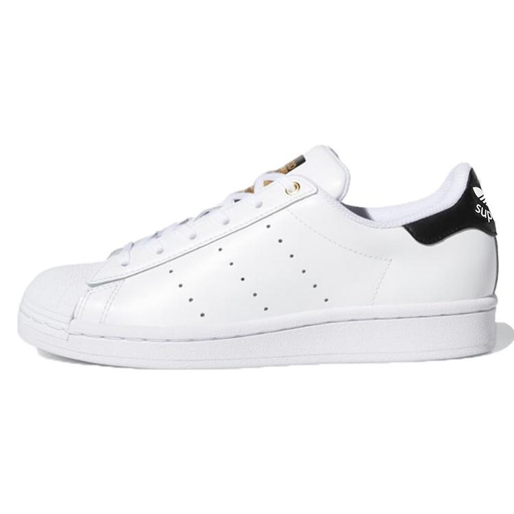 (GS) adidas originals Superstar Stan Smith J White Black Kids FX7887 EU 36