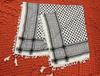New Four-Sided Tassel Arabic Headscarf - Square Tactical Scarf for Outdoor Muslim Wear