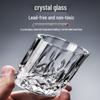 Premium Gold-Rimmed Crystal Baijiu Glass Set