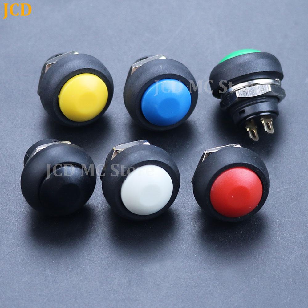 10/50/100PCS 12mm Momentary Push Button Switch ON OFF PBS-33B Self Reset Self Locking Mini Round Switch Waterproof Power Switch