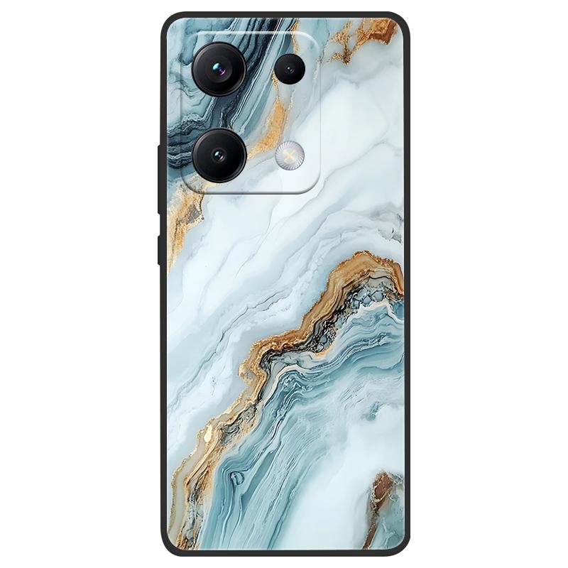 For Redmi Note 14S 4G Phone Case 14 s Marble Painting Pattern Soft Silicone Anti Drop Cover For Xiaomi Redmi Note 14S Shell