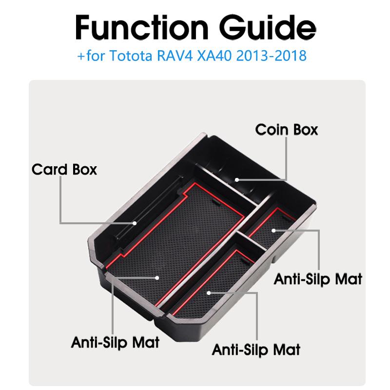 For Nissan Navara D23 NP300 2014~2022 2015 2016 2017 2018   Armrest Box Storage Stowing Tidying Car Styling Accessories