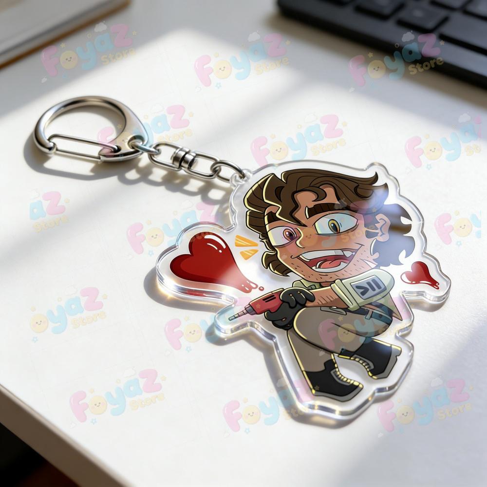 Anime YKMET Keychain Accessories Bag Keyrings Jewelry Manga Fans Gifts