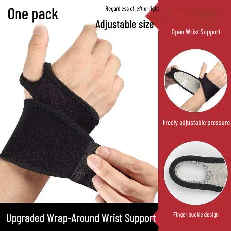 

Дышащая рукавная повязка для поддержки запястья для мужчин и женщин - Влагоотводящая, Защита от травм, Защита сухожилий для фитнеса Luxury Black: Wrap and Compress to Prevent Injury чёрный