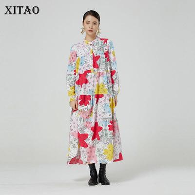 Print Fashion Women Full Sleeve Dress WMD2866