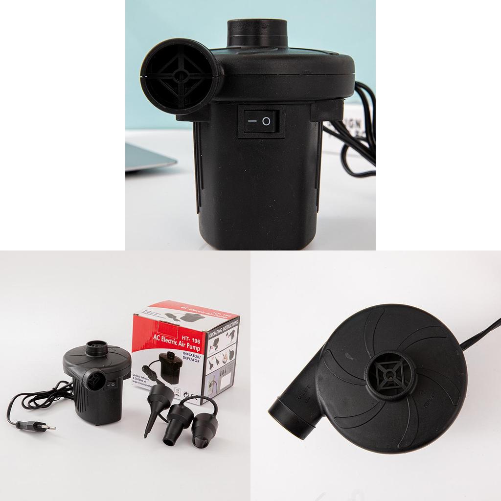 Electric Air Pump For Home Use And Camping With Abs Material And Portable Design