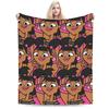 Totals Dramas Characters Throw Blanket Warm Cozy Pattern Blanket  For Home Decor Travel Office Flannel Bedspread Bed Cover