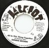 7inch Record DENNIS BROWN - All In This Thing Together NONE Jackpot Jamaica Reggae, Ska & Dub Used