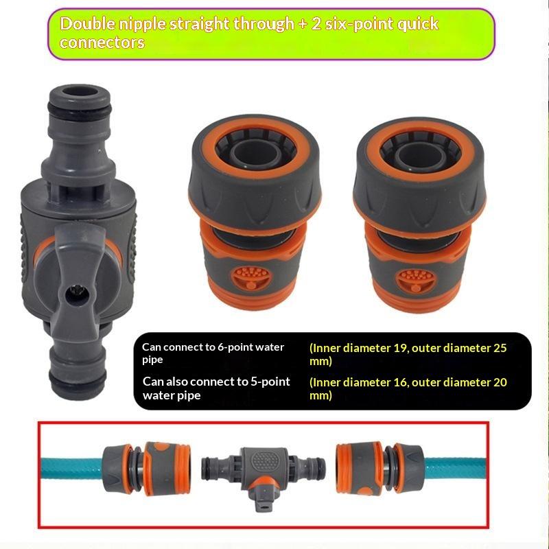 1/3 Pcs Garden Hose Quick Connector Stopwater Connector Garden Tap Water Coupler Watering Pipe Fitting