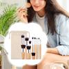 11x Makeup Brushes Set Tool with Bag Durability Cosmetic Bamboo Handle