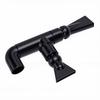 Fish Tank Double Nozzle PVC Aquarium Tanks Outlet Water Outflow Pipe Connector Versatile Tube Accessory External