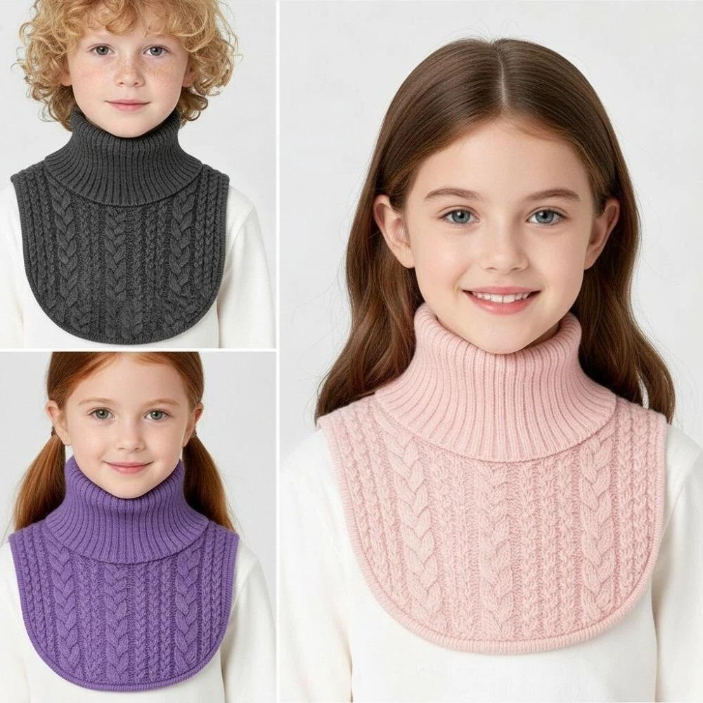 Windproof Children's Scarf Warm Neck Warmer Fashion Turtleneck  Boys Girls