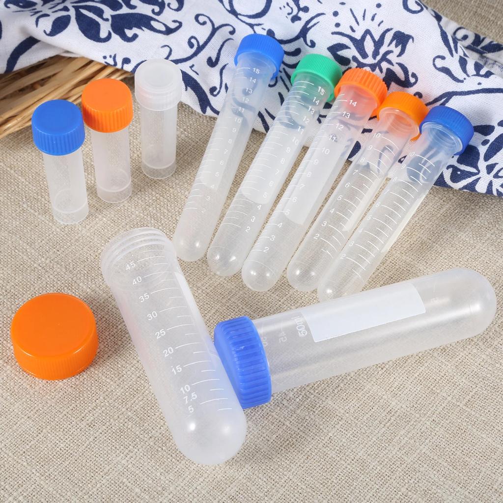 5Pc 5/10/15//45/50ml Embroidery Felting Bottle Cross-stich Sewing Needle Box Bead Pins Case Sewing Needle Containers Holder Tube