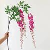 Lifelike Long Branch Artificial Flower 180cm 3 Forks Wisteria Vine Garland Hanging Decor Wisteria Flowers Event Decor