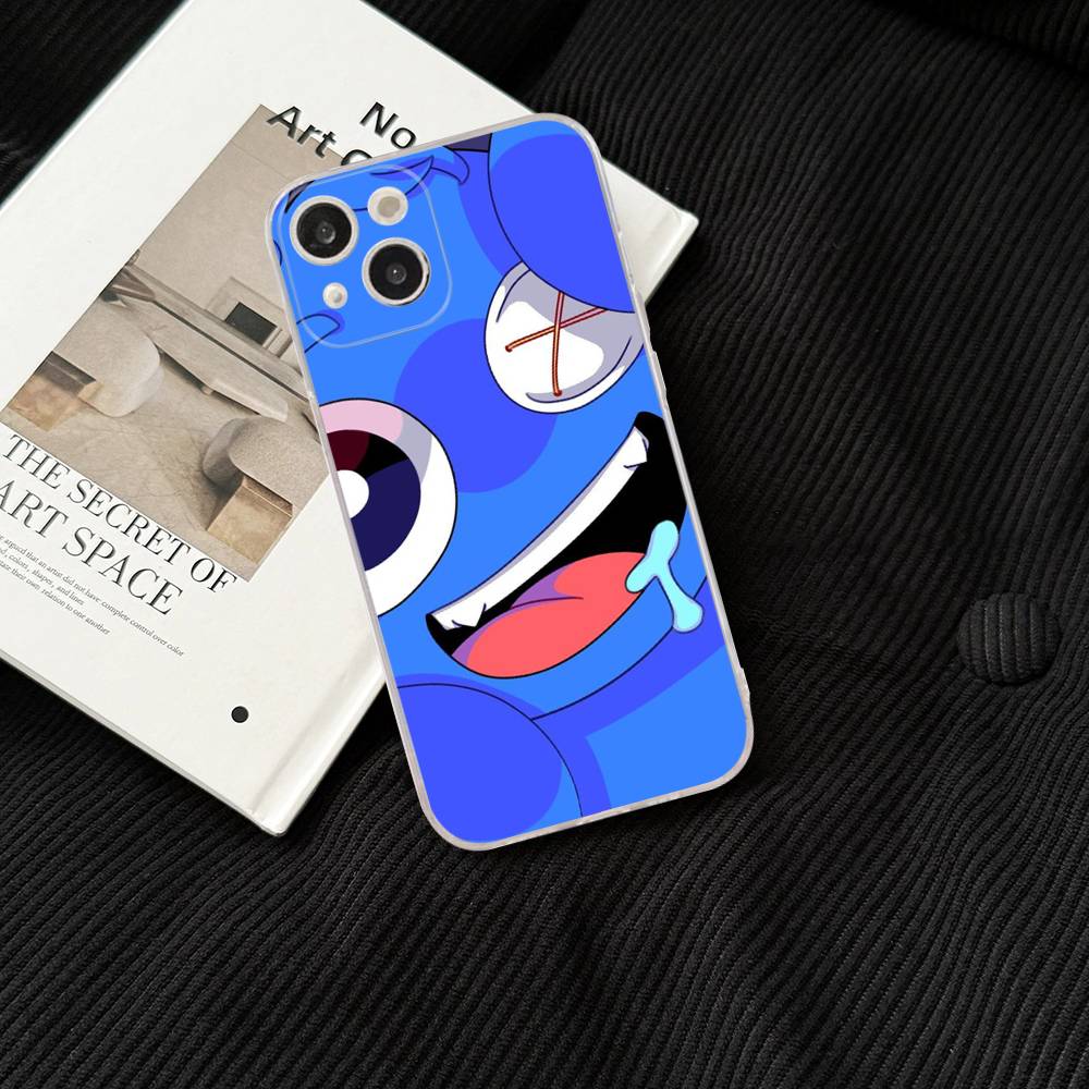 Rainbow Friends Toy Cartoon Phone Case For IPhone 17 16 15 14 13 12 11 Pro XS Max Plus Soft Silicone Cover