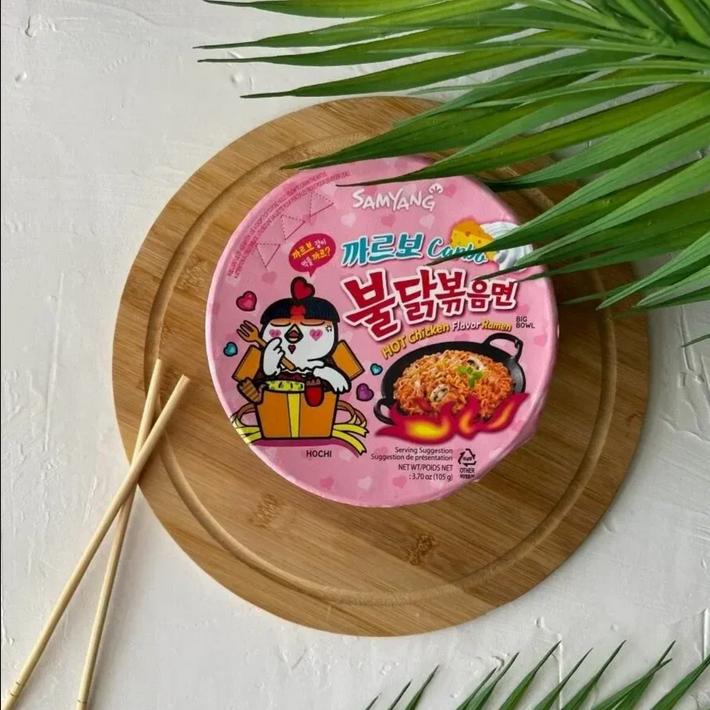 Samyang Carbo Hot Chicken Flavor Ramen In Large Cup / Small Cup / Bag / Kfood, Authentic Korean Food