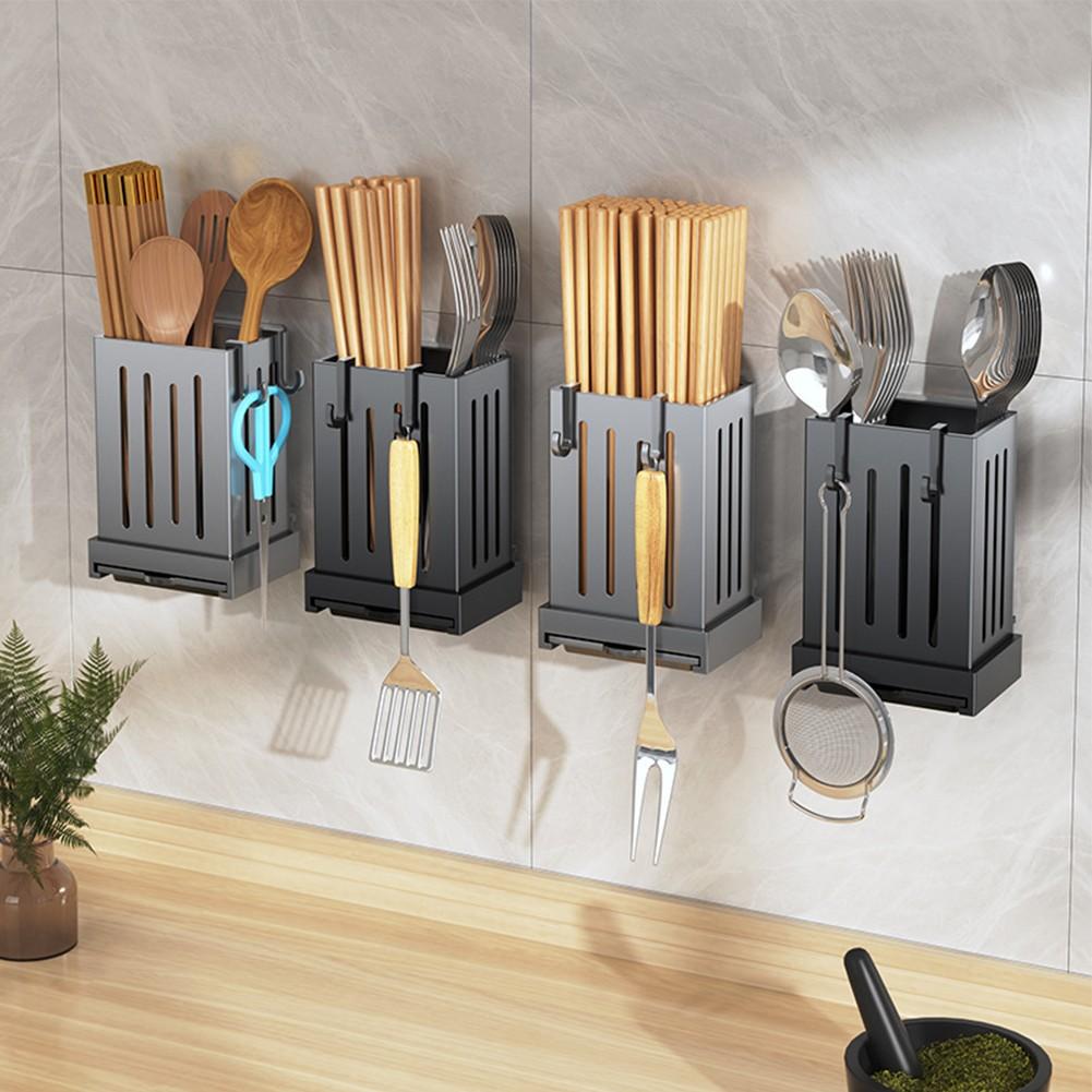 Compact and Functional Wall Mountable Cutlery Organizer Keep Your Kitchen Neat