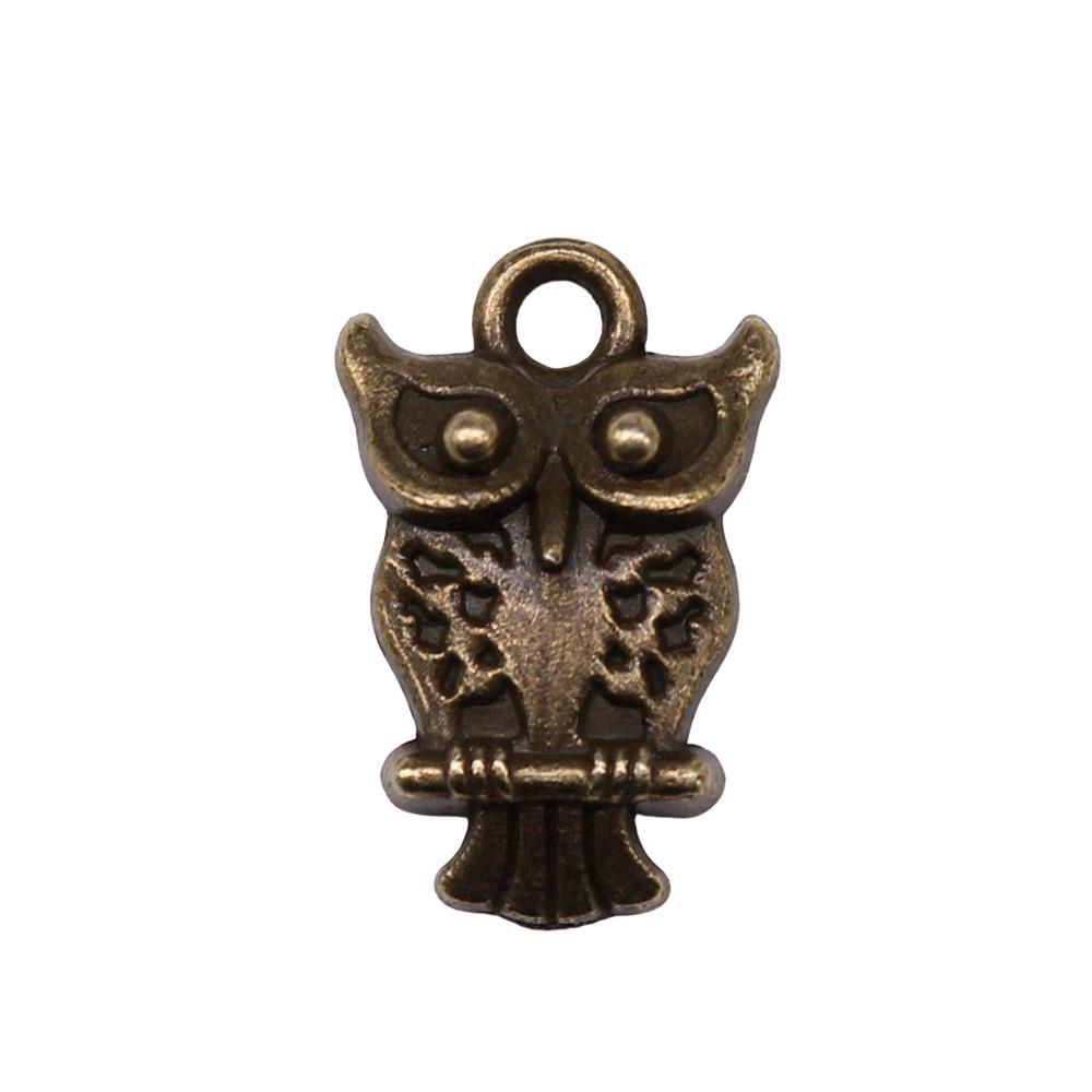 Owl Charms Mini Antique Alloy Pendants For Animal Themed Jewelry Making