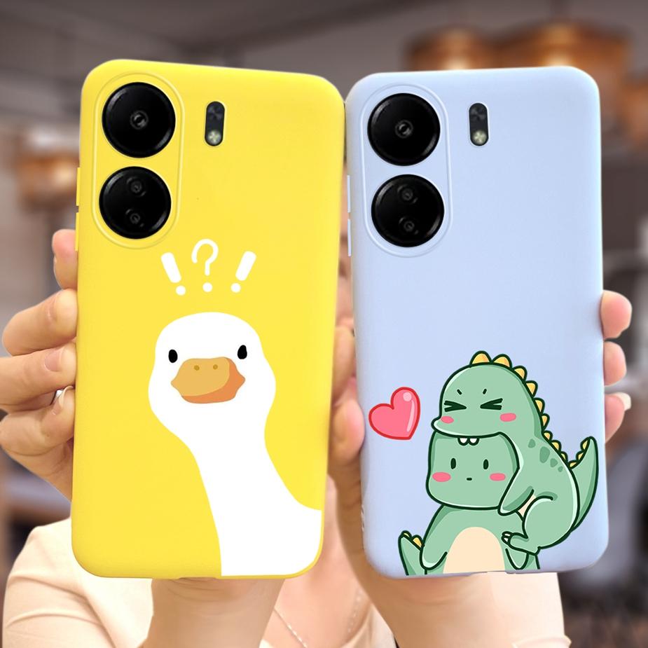 For Xiaomi Poco C65 Case Redmi 13C Cute Fashion Cartoon Cover Soft Silicone Phone Case For Xiaomi Redmi 13C Poco C65 C 65 Bumper