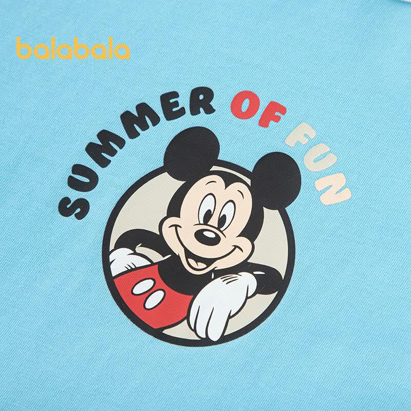 Balabala Kids' Short-Sleeve Cartoon T-Shirt