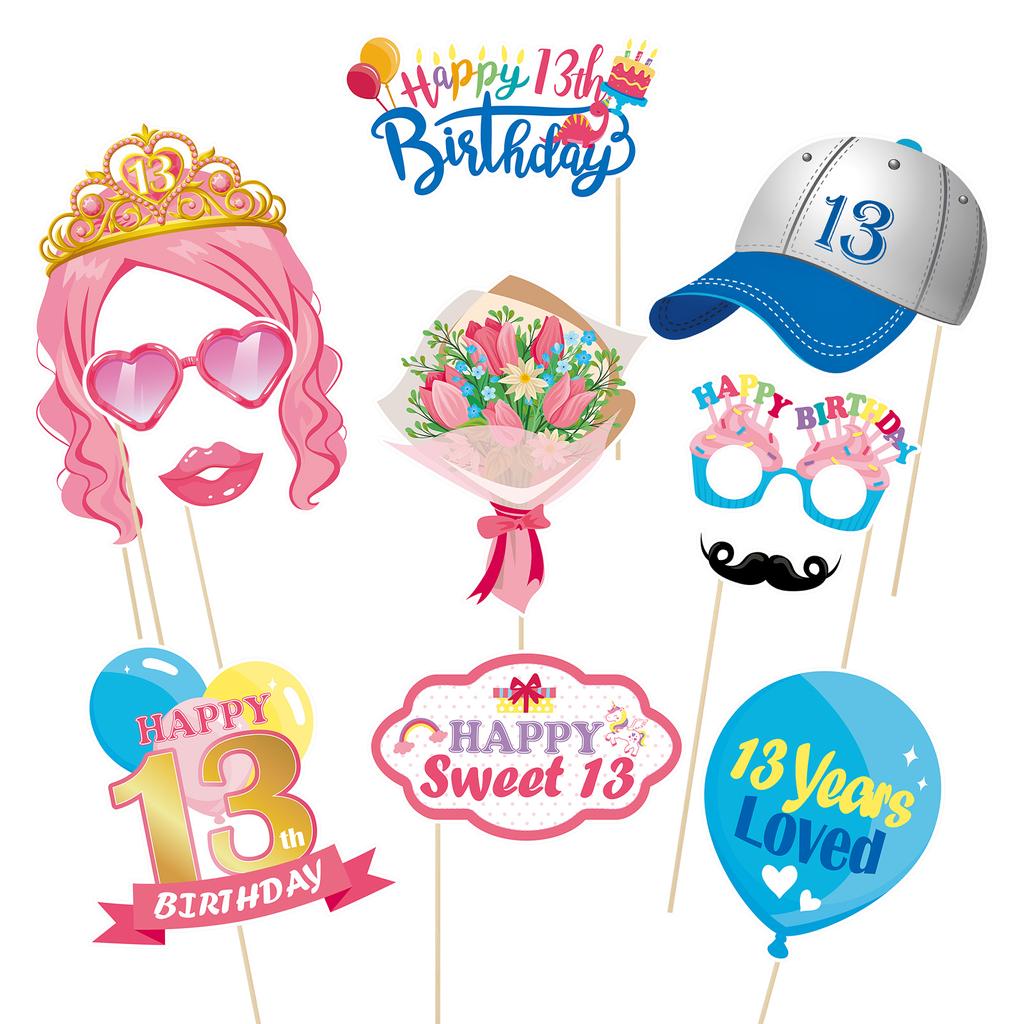 Buy 25pcs Handy Thick Portable Selfie Props Party Decoration Signs for ...