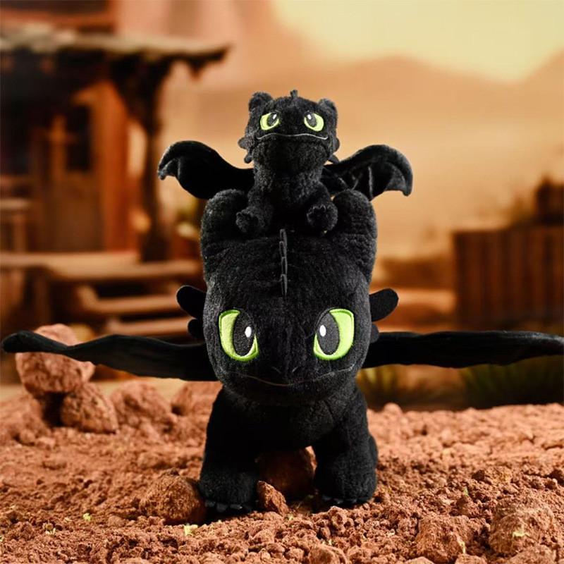How To Train Your Dragon Night Fury Plush Charm With Soft Material For Gift Giving