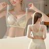 Lingerie Women's Full-cup Thin Bra Adjustable Anti-sagging and Breast Retraction Large-sized Bra Push Up Bra