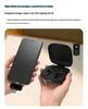J33 Wireless Lavalier Microphone with Charging Case & AI Noise Reduction, Digital Display, Dual-Function Button.