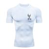 Phoenix  Men's Sports T-shirt Training Fitness Compression Workout Athletic Tees Quick Dry Short Sleeve T-Shirt for Men