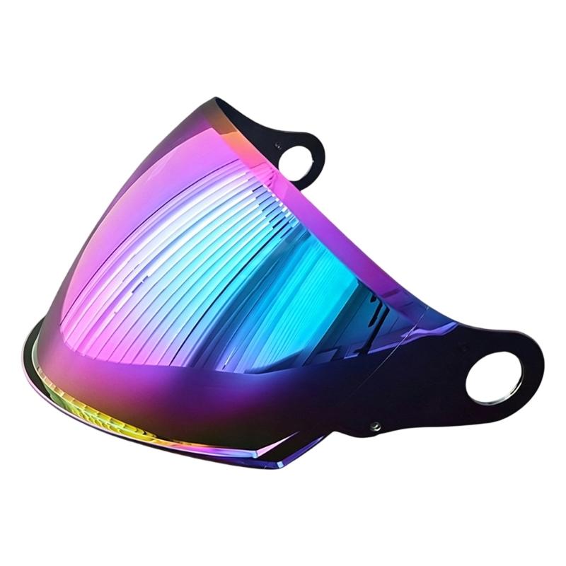 Polycarbonate Front Cover for OF616 Helmets, Lens Change Part with Wide Front Coverage for Daily Road Use and Quick Install