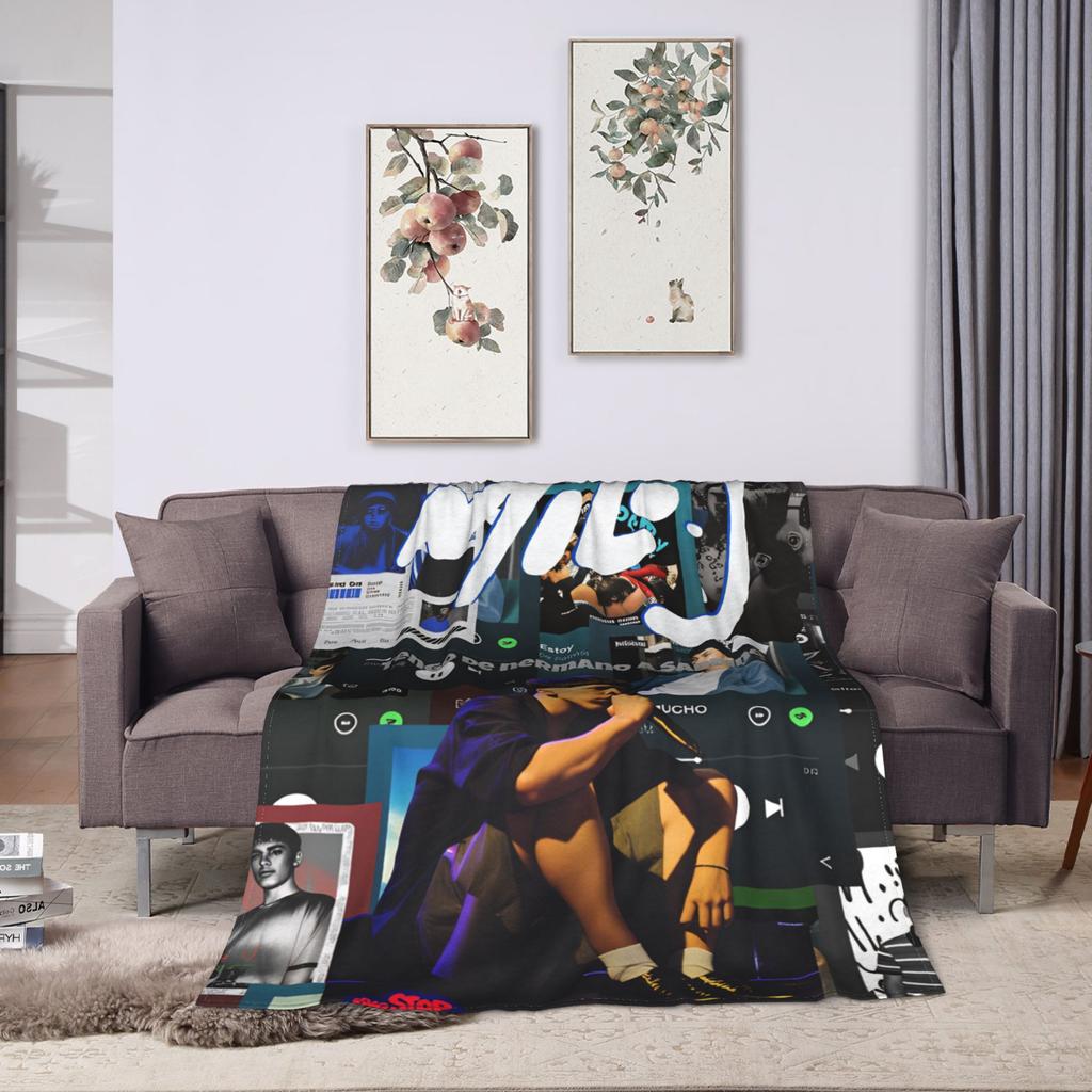 Rapper Milo J  111  Flannel Blankets  Soft Warm Throw Blanket for Outdoor Travel Novelty Bedspread Sofa Bed Cover