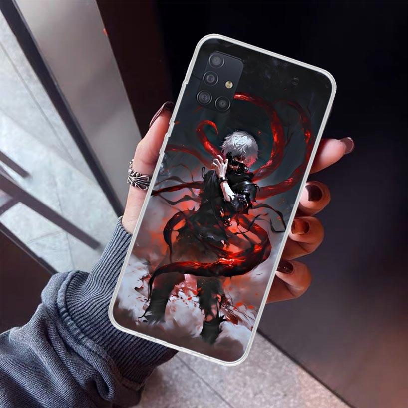 G-Ghoul Tokyo Kaneki Ken Phone Case For Samsung Galaxy A52 A51 A50S A32 A22 A12 A02S A72 A71 A31 A70 A30S Note 20 Ultra 10 Plus