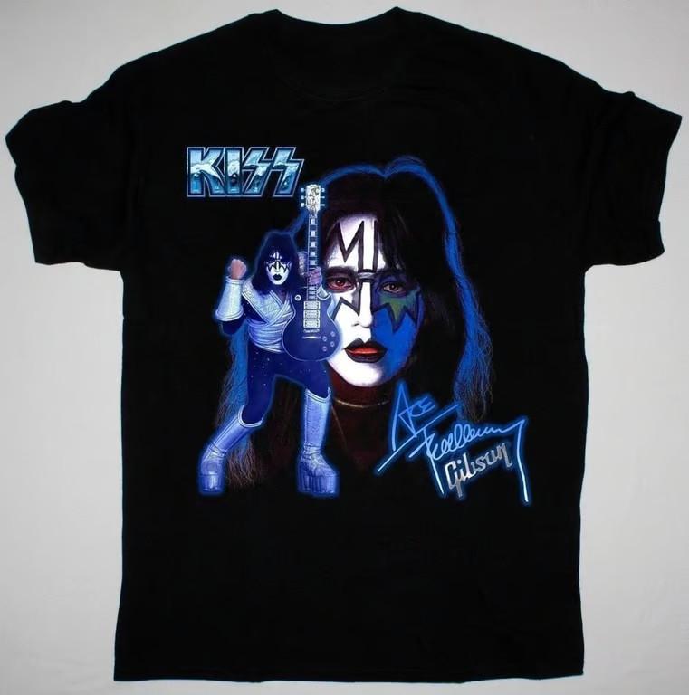 RIP Ace Frehley Heavy Cotton Black All Size Men Women Classic Shirt BS160 Unisex T-Shirt S