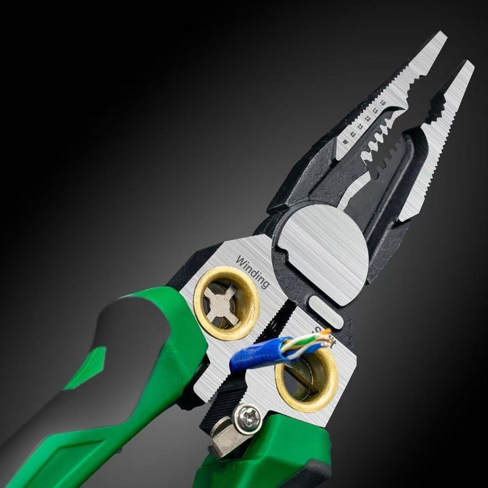 Multi-function 8 in 1 Wire Stripper Electrical Measurement Electric Pliers New Voltage Tester