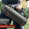 Men's 304 Stainless Steel Thermos Flask: Large Capacity, Portable Water Bottle for Outdoor Travel