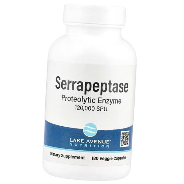 

Серрапептаза, Serrapeptase Proteolytic Enzyme 120000, Lake Avenue Nutrition 180вегкапс (72572004) 180vcaps